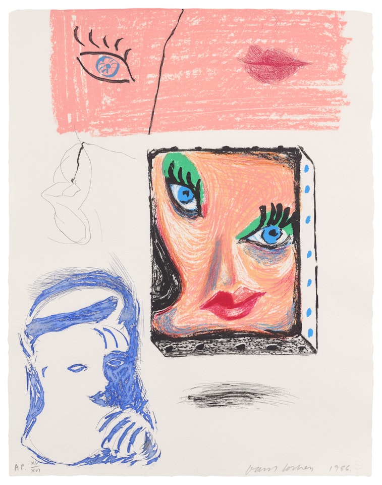 An Image of Celia Study, from Moving Focus (M.C.A.T. 280) by David Hockney