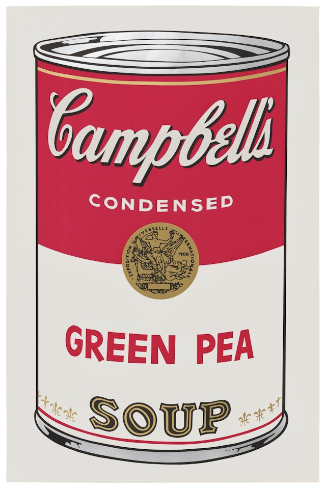 Green Pea, from Campbell"s Soup I (F. & S. 50) by Andy Warhol