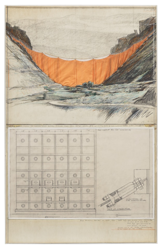Valley Curtain (Project for Colorado) by Christo