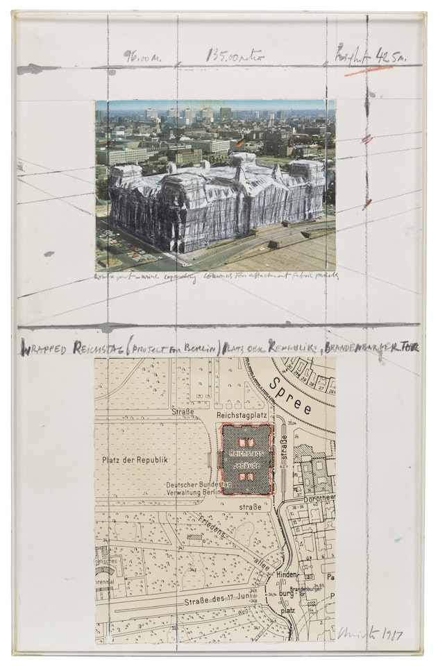 Wrapped Reichstag (Project for Berlin) by Christo