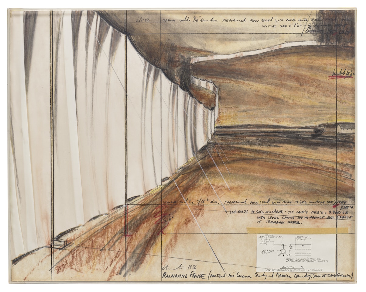Running Fence (Project for Sonoma County and Marin County, State of California) by Christo