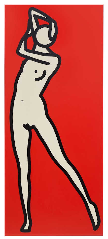 Caterina Nude by Julian Opie