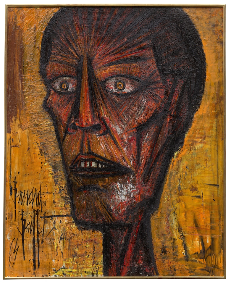 Tête d"écorché by Bernard Buffet