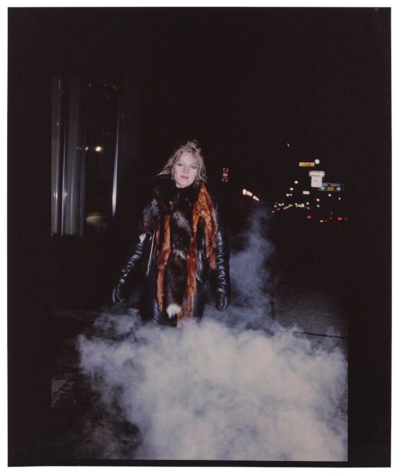 Cookie in the NY Inferno, from 1989: A Portfolio Honoring Artists Lost to AIDS (1985) by Nan Goldin