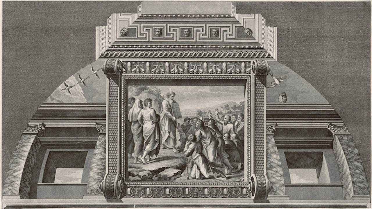 Loggie di rafaele nel vaticano: lunettes and vaulted panels by Giovanni Ottaviani