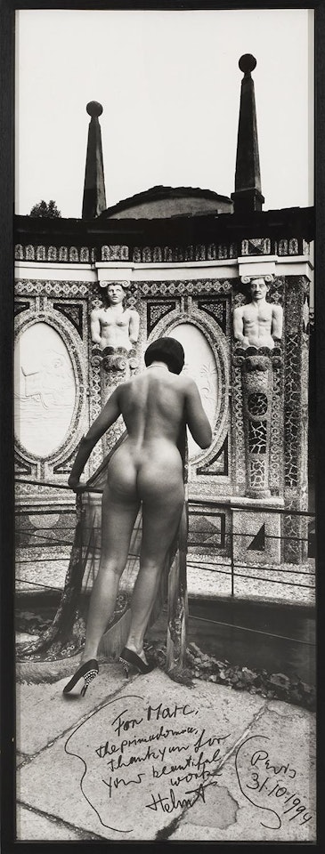 Panoramic Nude, Villa d"Este by Helmut Newton