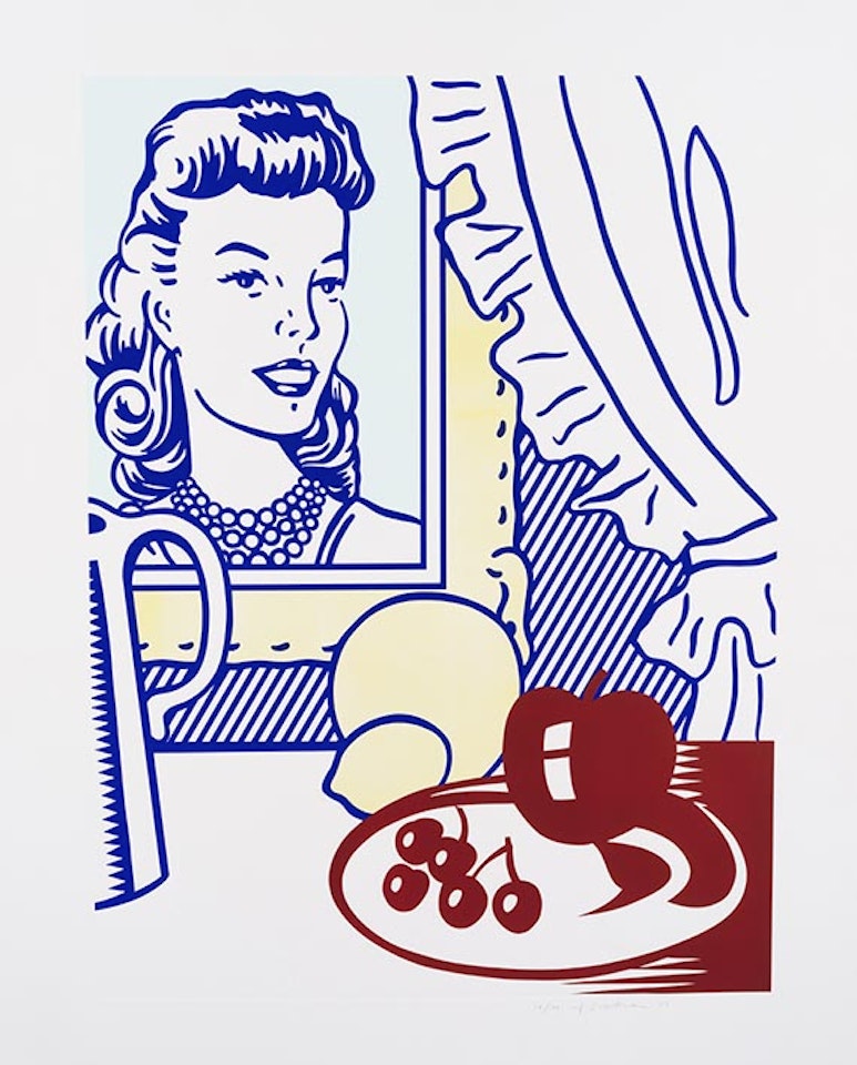 Still Life with Portrait by Roy Lichtenstein