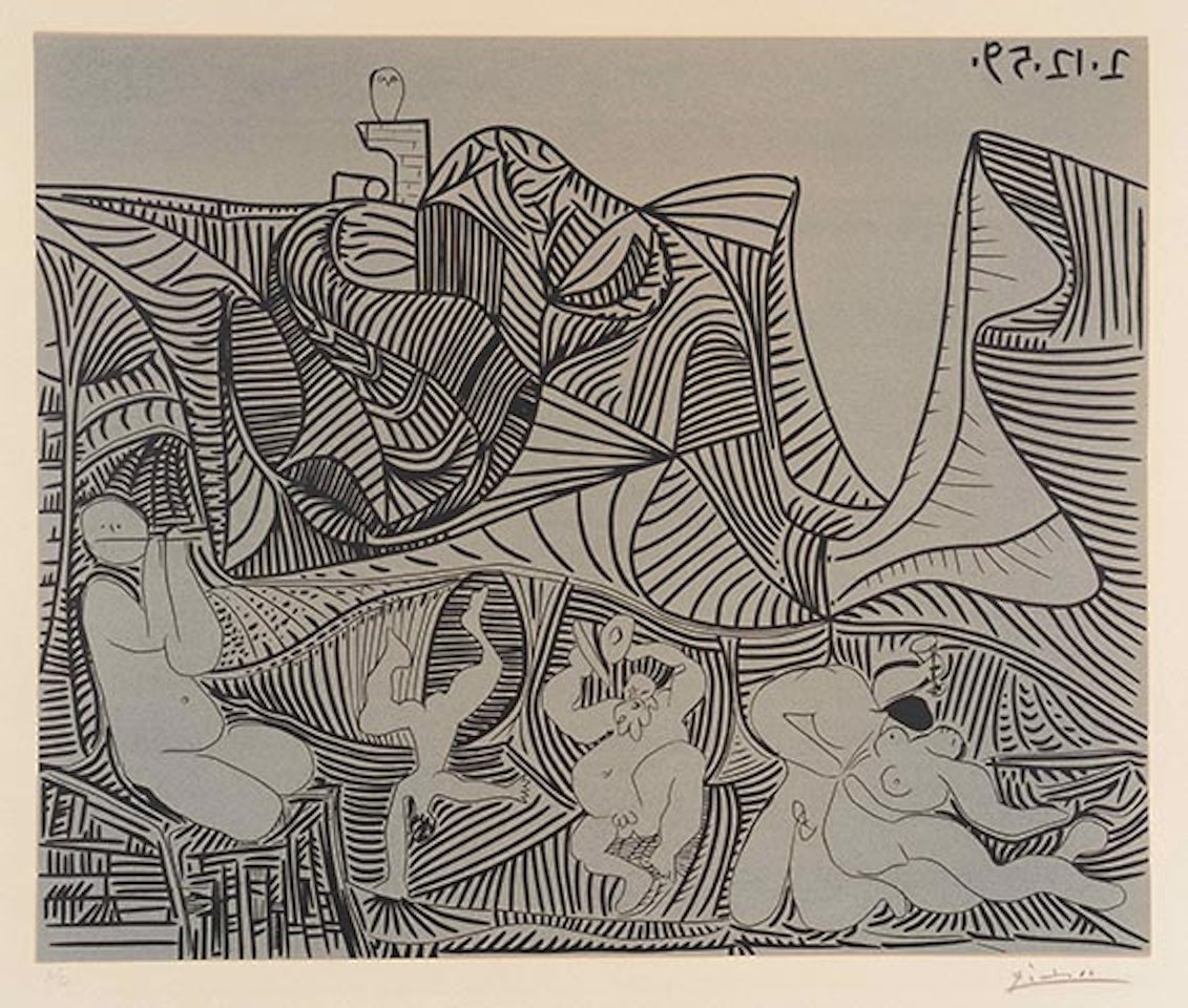 Bacchanale au Hibou by Pablo Picasso