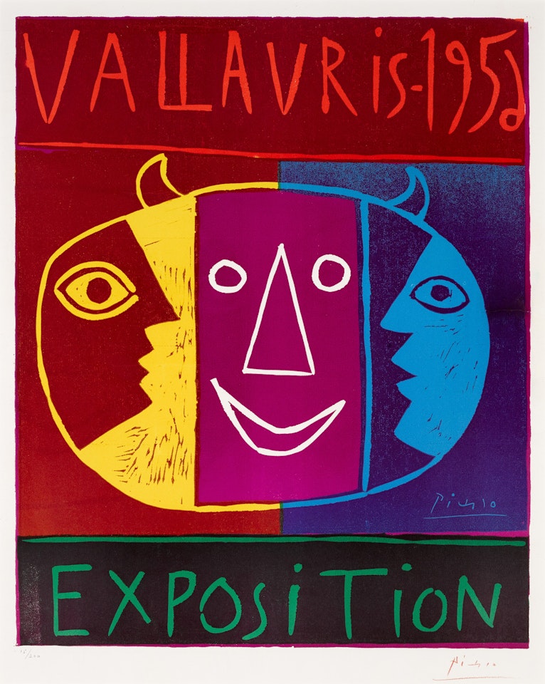 Vallaruis 1956 Exposition ; and Céret - Picasso (B. 1271, 1283; Ba. 1042, 1048; PP. L-27; Czw. 19, 32) by Pablo Picasso