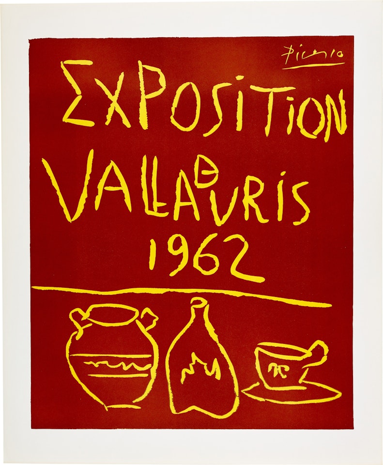 Exposition de Vallauris 1962; and Vallauris. Peinture et Lumière. Xe Anniversaire (B. 1299, 1850; Ba. 1335, 1353; Czw. 49, 51; PP. L-156) by Pablo Picasso