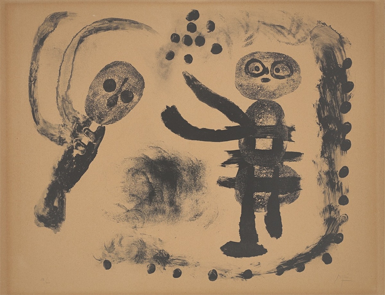 ”Petite fille au bois” by Joan Miró