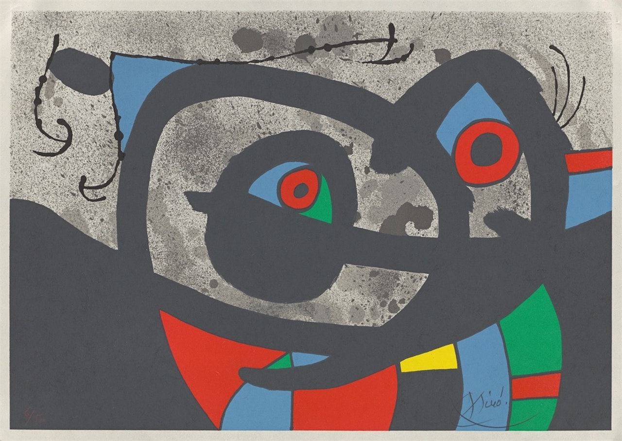 From: ”Le Lézard Aux Plumes d"Or” by Joan Miró