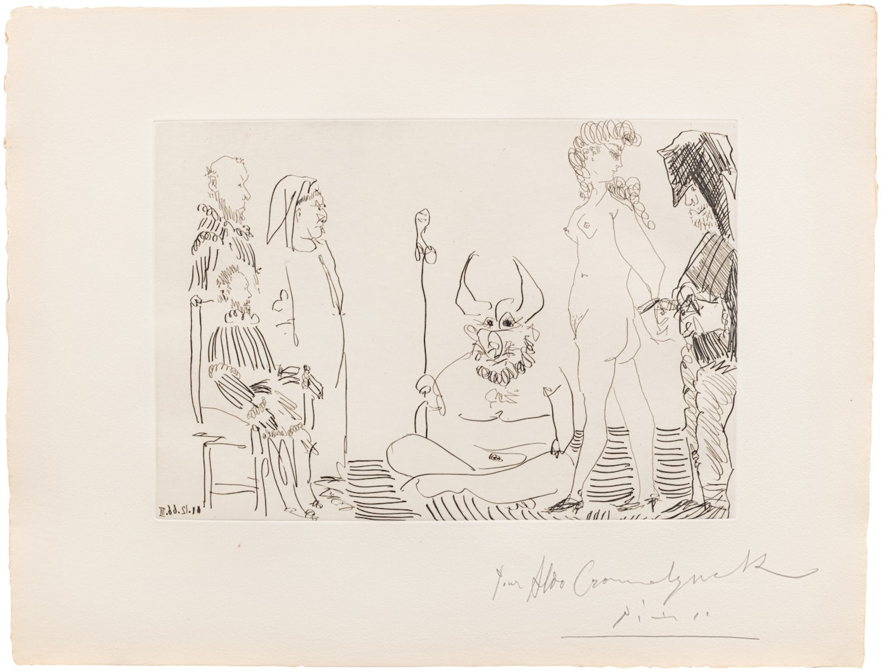 Le cocu magnifique (Bloch 1244-55; Baer 1432-43; Cramer Books 140) by Pablo Picasso