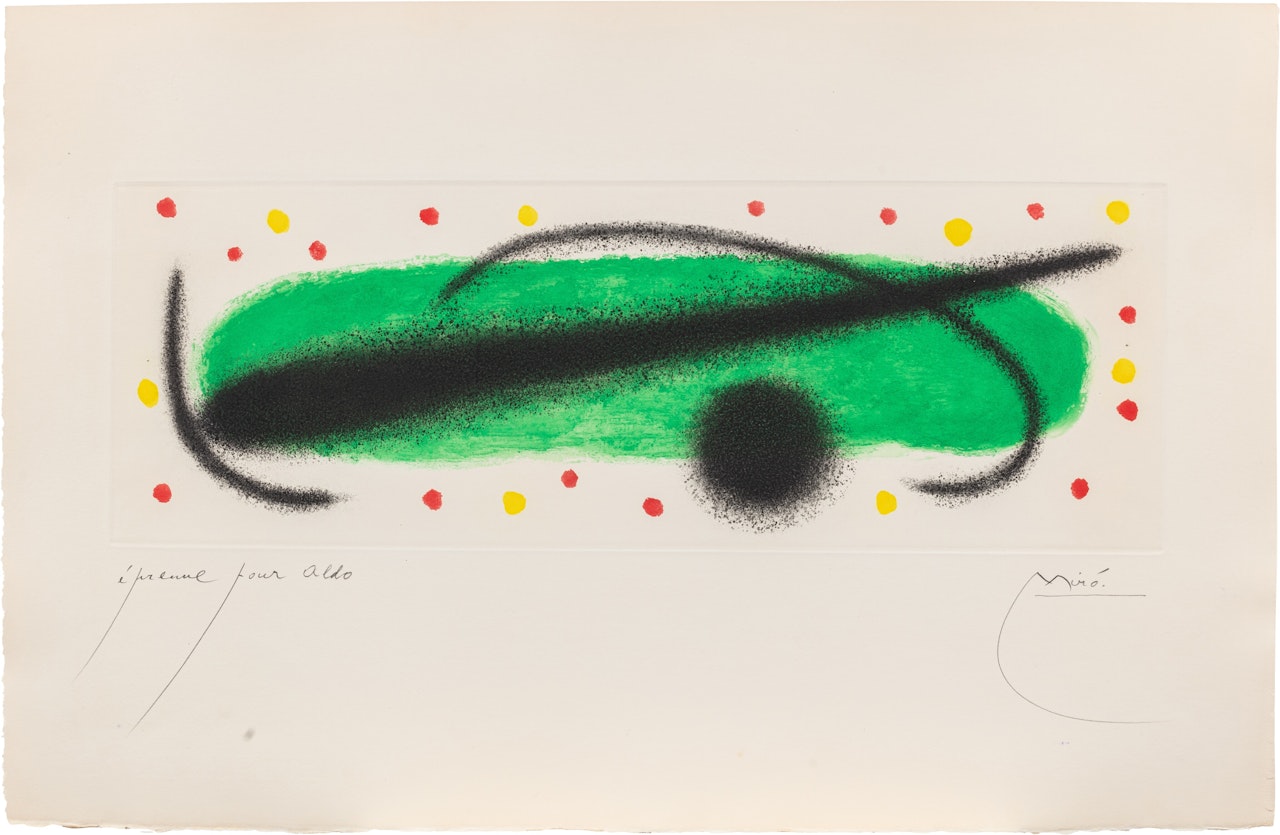 Fusées: One Plate (D. 247; see C. Bks 54) by Joan Miró