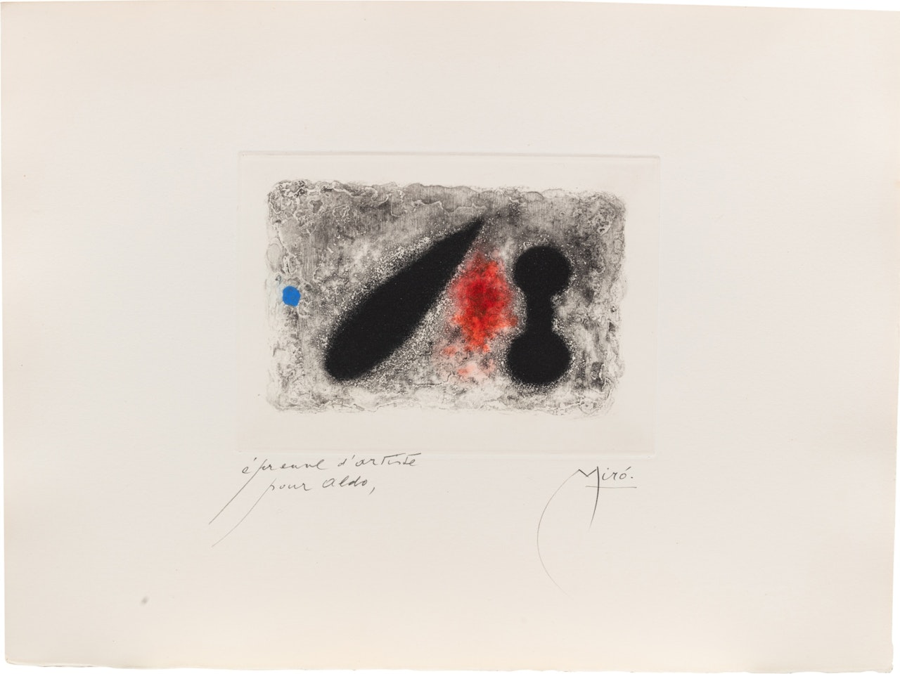 Fusées: One Plate (D. 249; see C. Bks 54) by Joan Miró