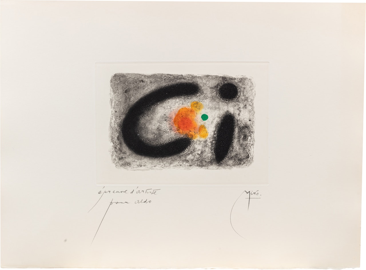 Fusées: One Plate (D. 250; see C. Bks 54) by Joan Miró