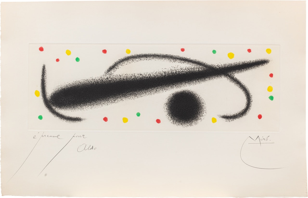 Fusées: One Plate (D. 253; see C. Bks 54) by Joan Miró