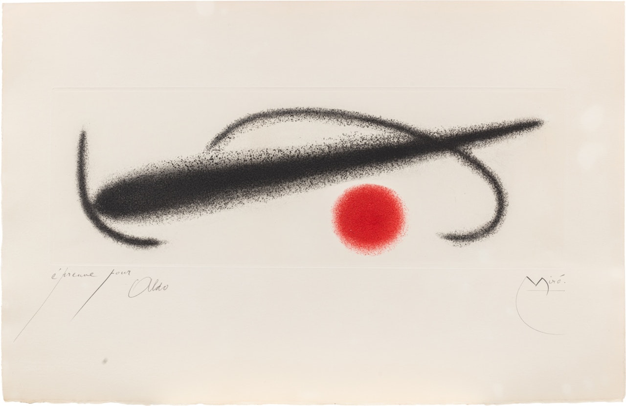 Fusées: One Plate (D. 255; see C. Bks 54) by Joan Miró