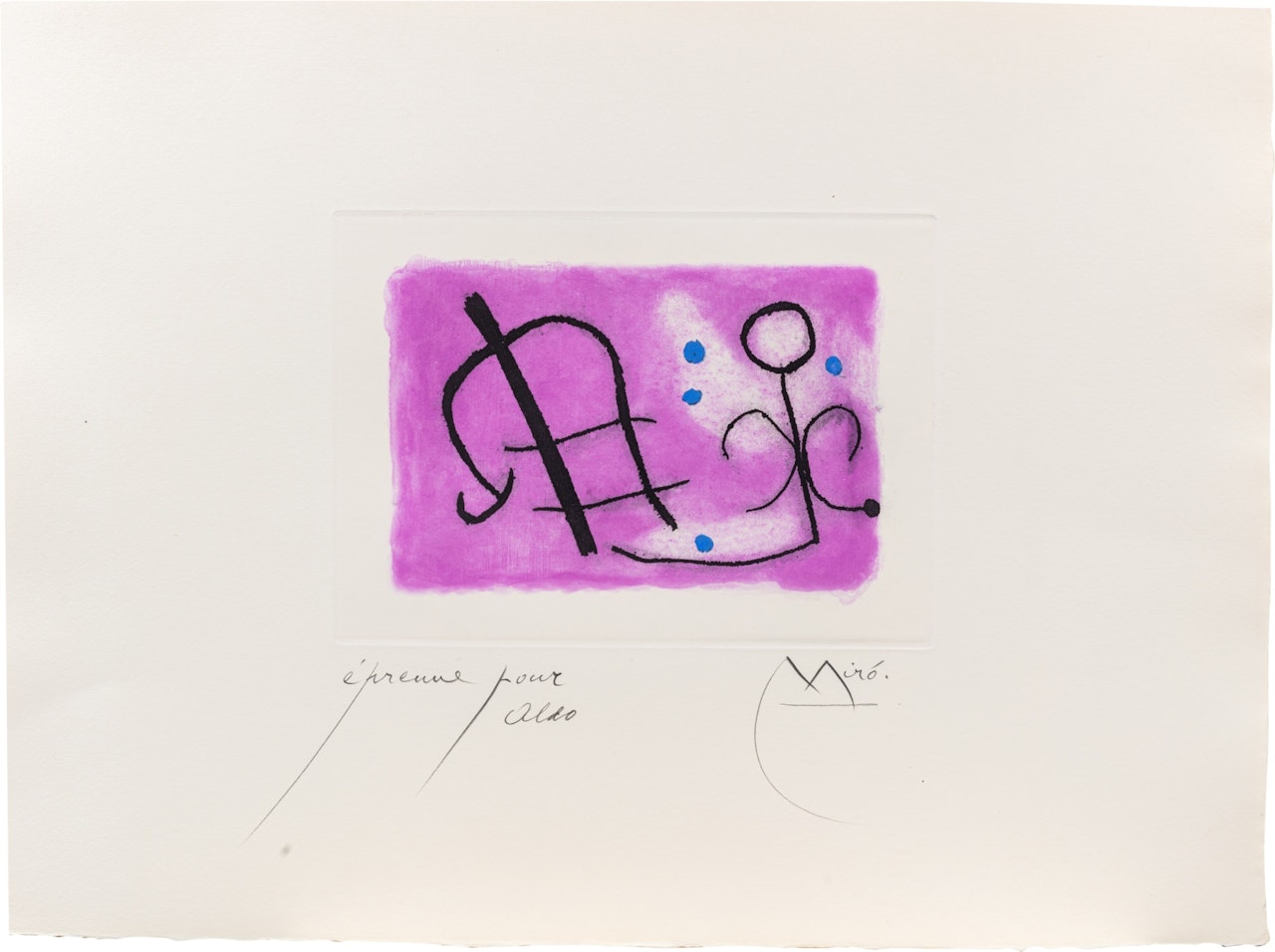 Fusées: One Plate (D. 257; see C. Bks 54) by Joan Miró