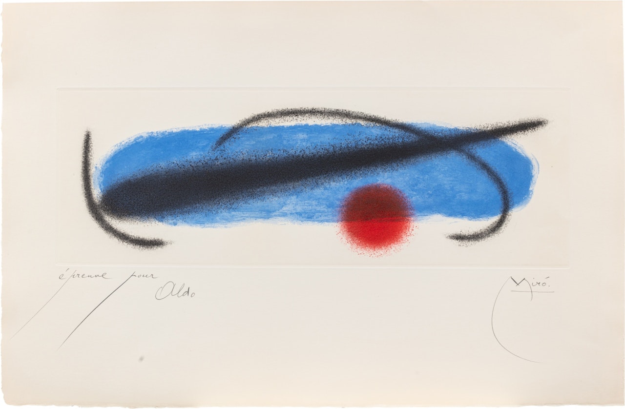 Fusées: One Plate (D. 256; see C. Bks 54) by Joan Miró