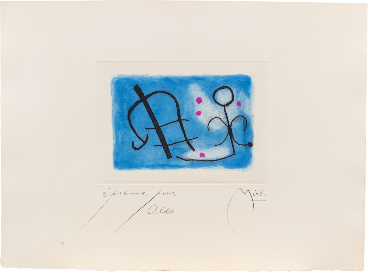 Fusées: One Plate (D. 262; see C. Bks 54) by Joan Miró