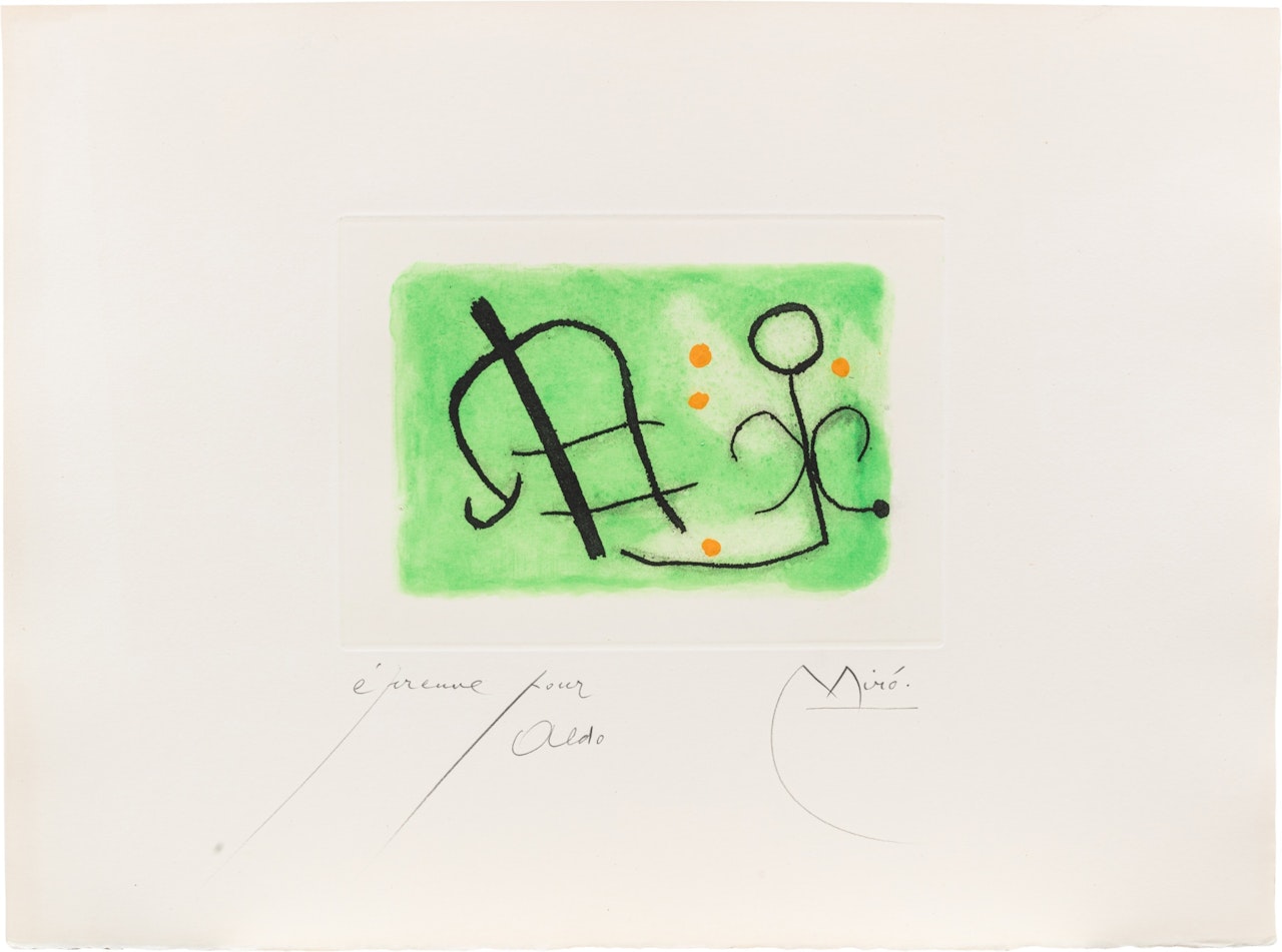 Fusées: One Plate (D. 259; see C. Bks 54) by Joan Miró