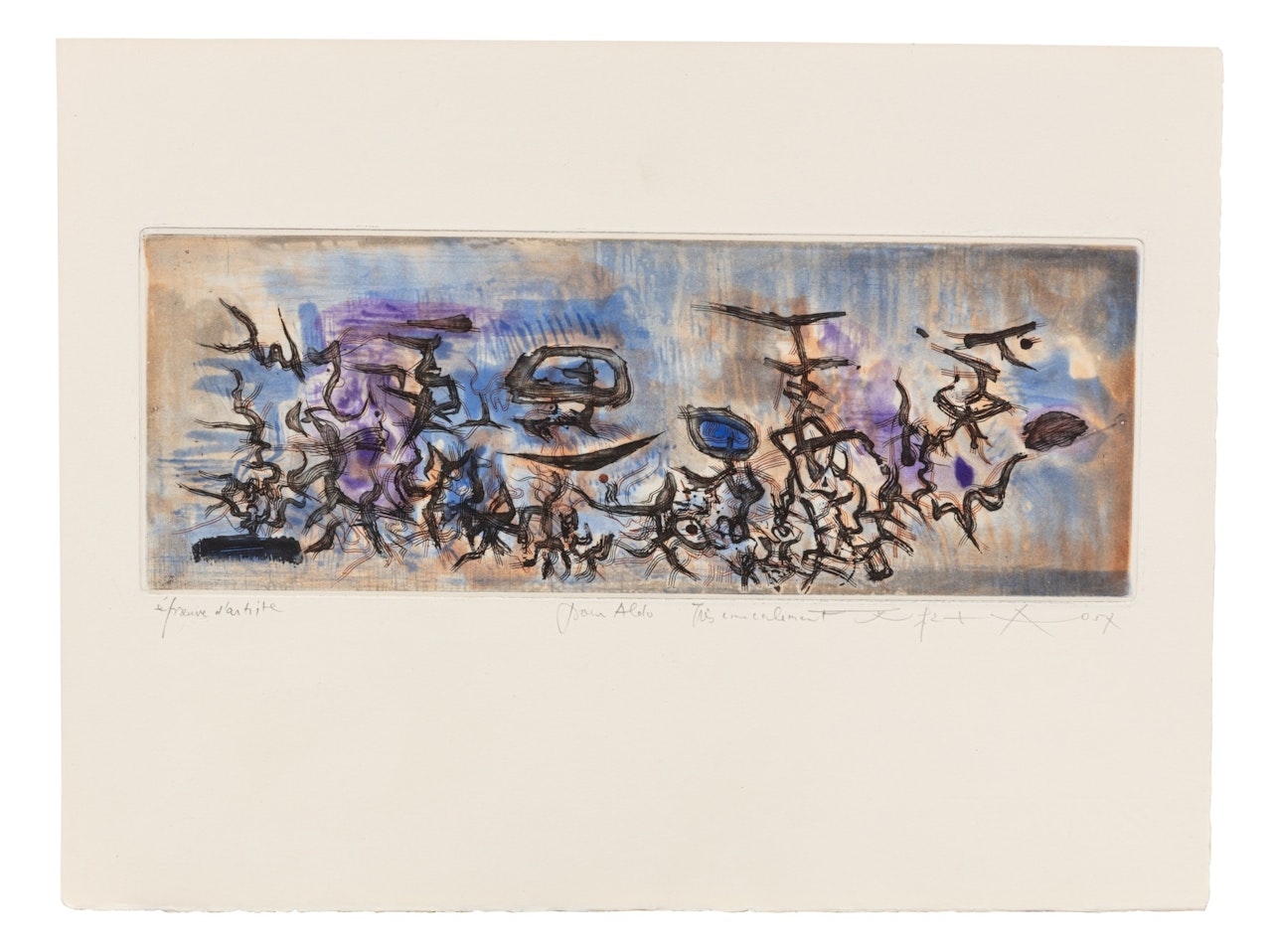 Untitled (Ågerup 111) by Zao Wou-Ki