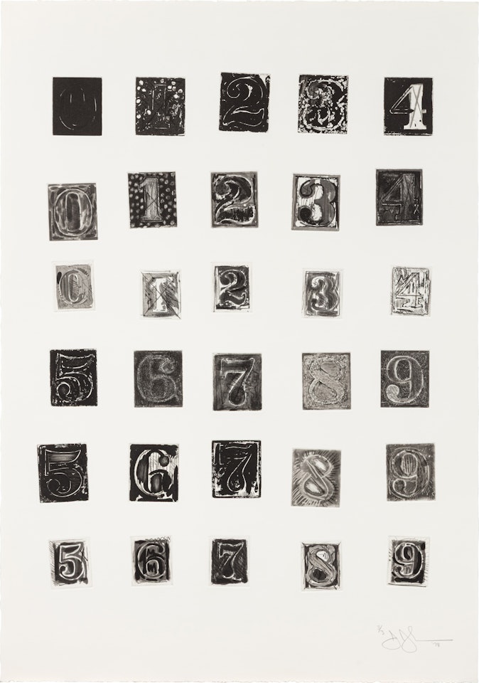 Numbers by Jasper Johns