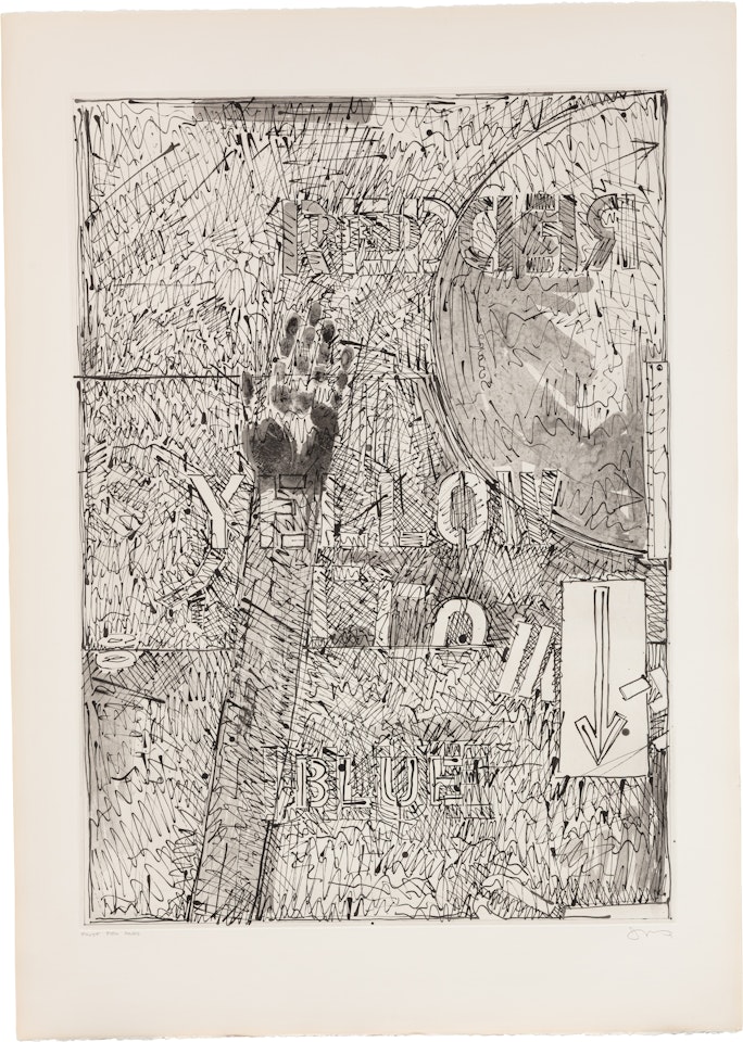Land"s End II (ULAE 205) by Jasper Johns