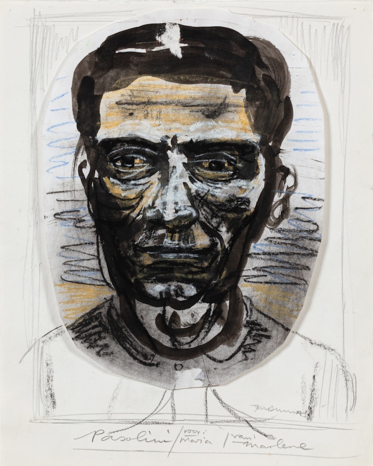 Pasolini by Marlene Dumas