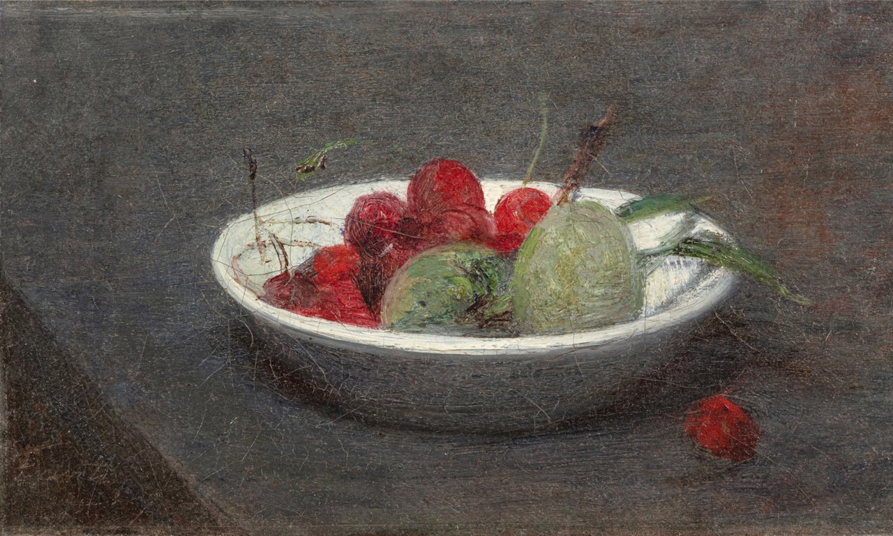 Cerises et amandes by Henri Fantin-Latour