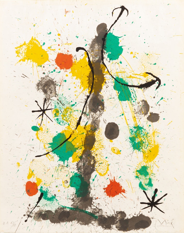 Quelques fleurs pour des amis by Joan Miró