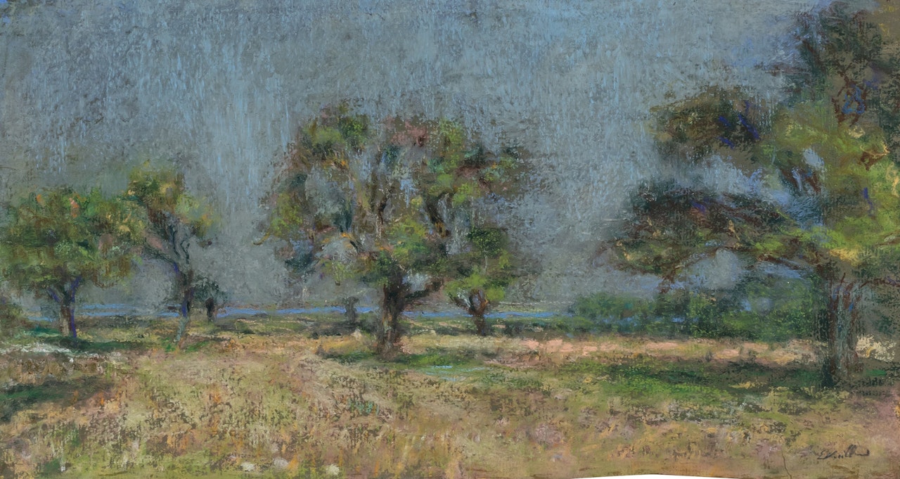 Arbres bleus en Normandie by Édouard Vuillard