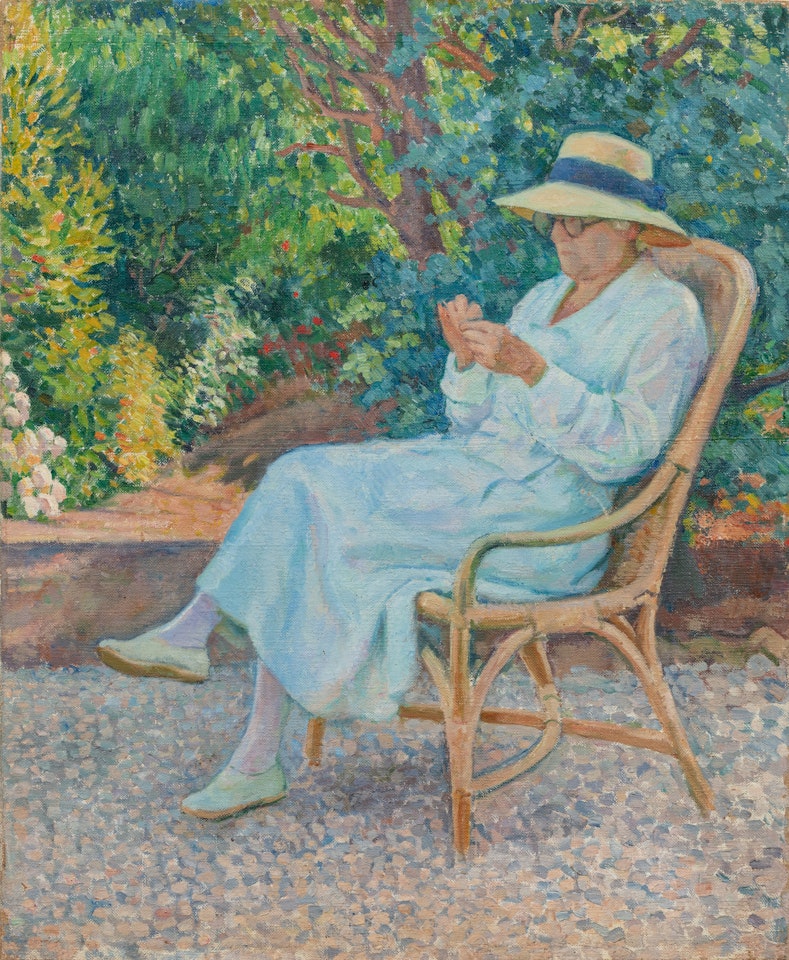 Au jardin by Theo van Rysselberghe