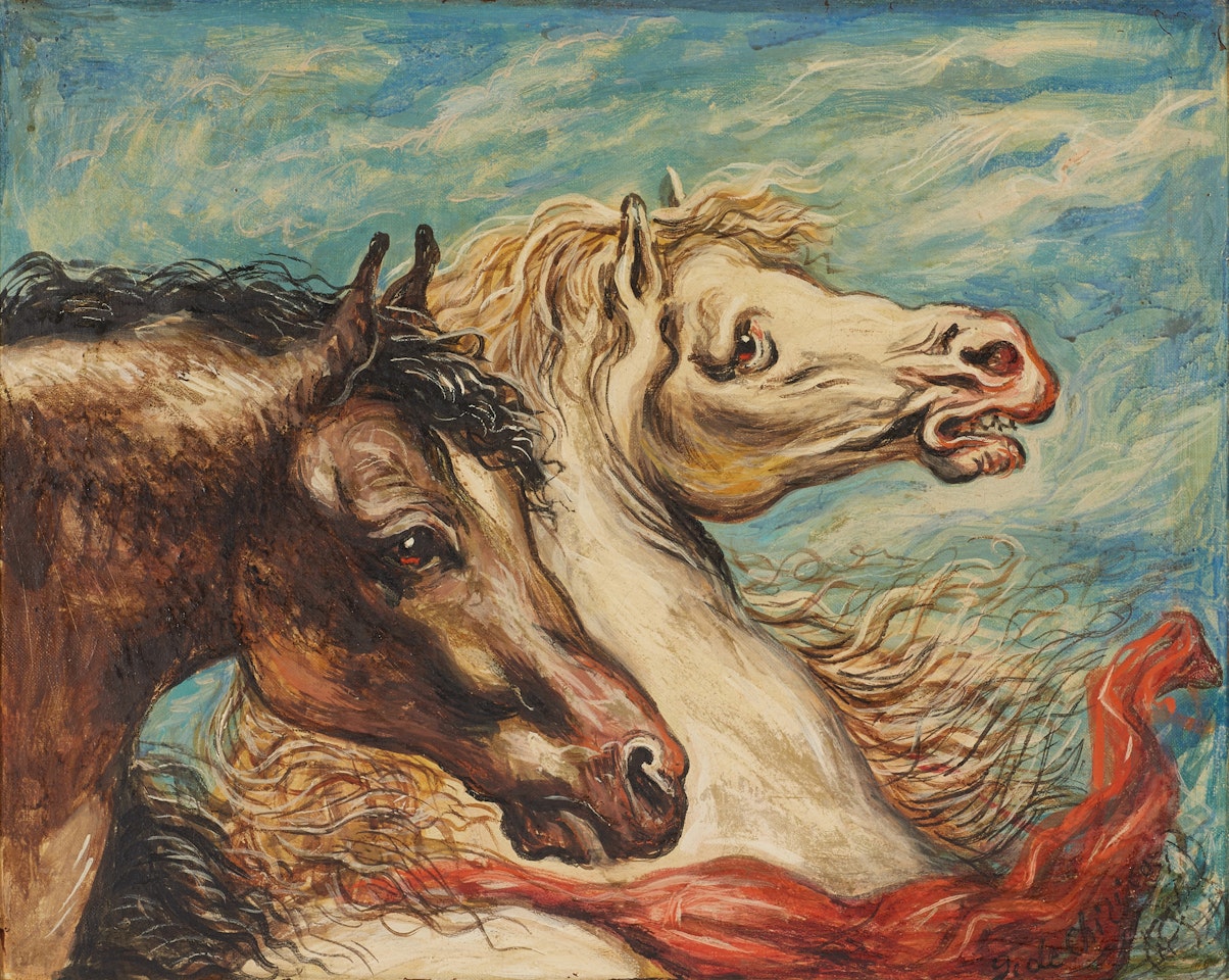 Teste di cavallo by Giorgio de Chirico