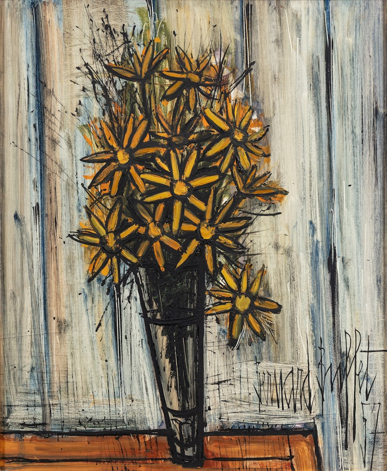 Marguerites dans un verre by Bernard Buffet