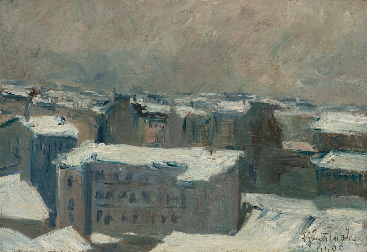 Les toits de Paris by Francis Picabia