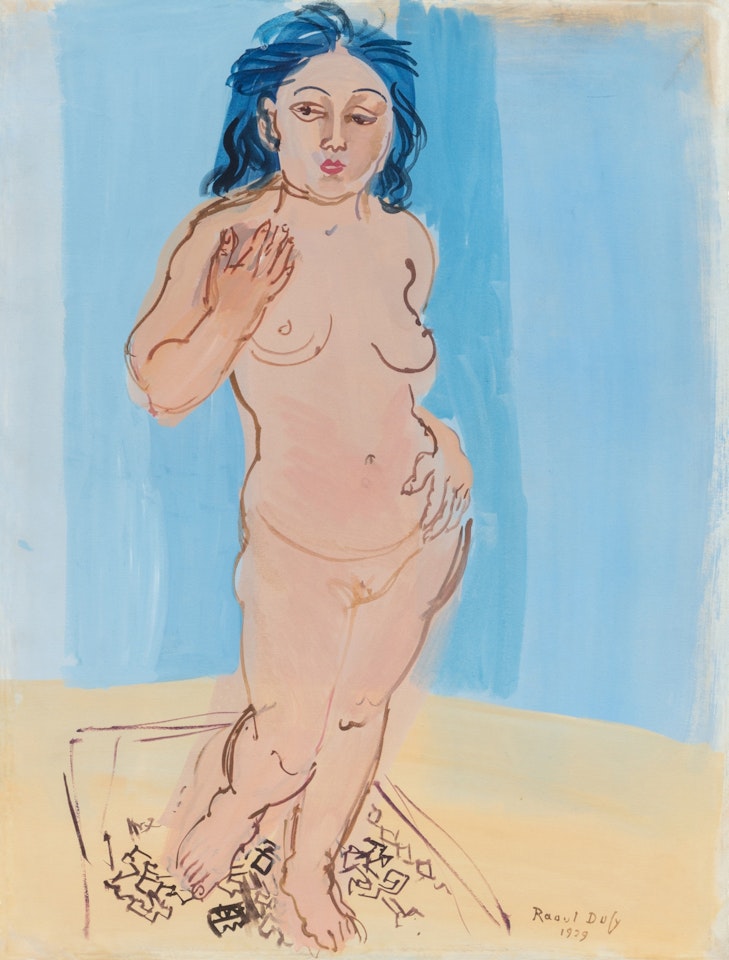 Nu debout by Raoul Dufy