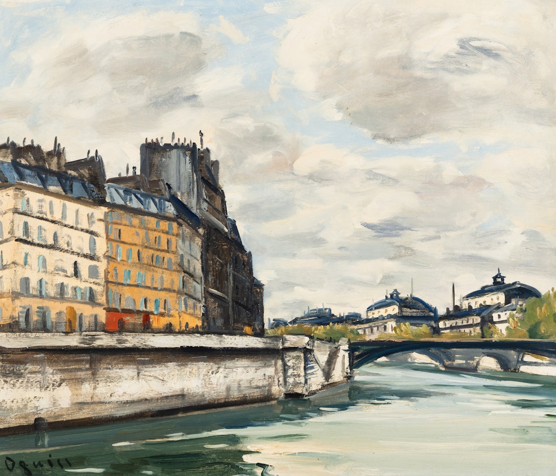 Vue du Châtelet à Paris by Takanori Oguiss