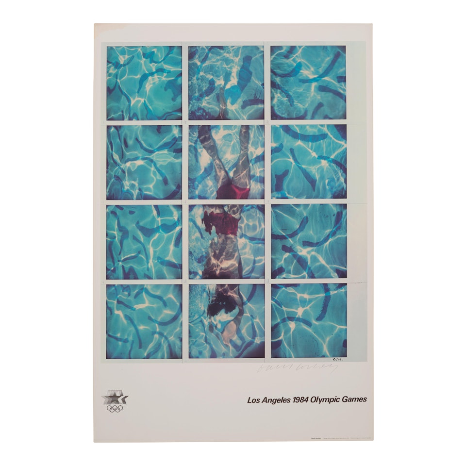 Los Angeles Olympic Games (Swimming Pool) (Baggot 131) by David Hockney