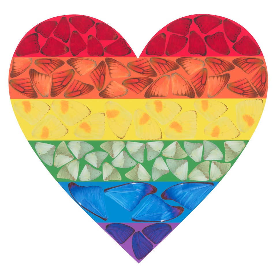Butterfly Heart (H7-3) by Damien Hirst