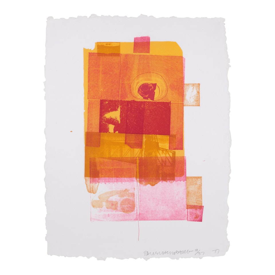 Romances (Pomegranate), from Romances (Gemini 760) by Robert Rauschenberg