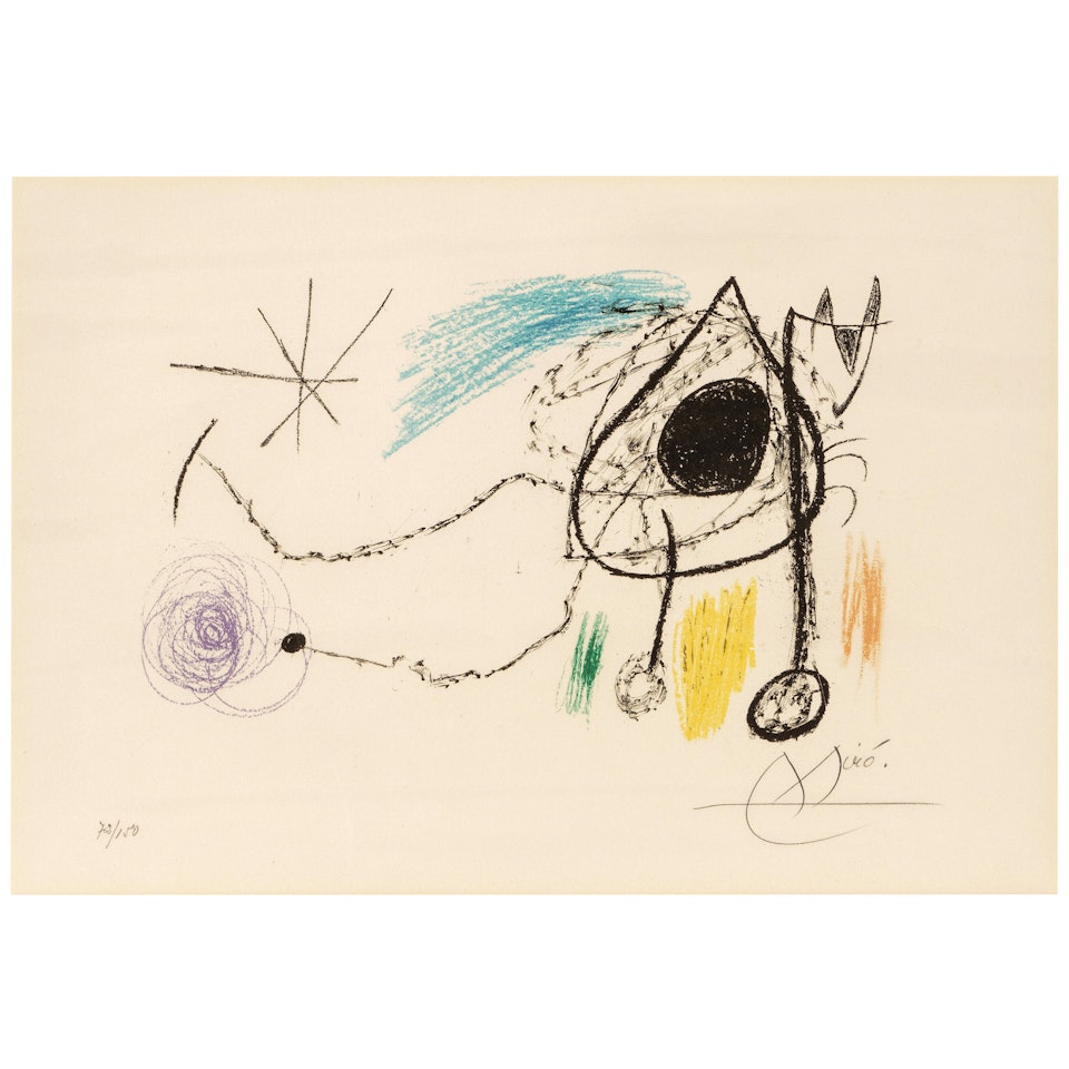 Sobreteixims I Escultures (Mourlot 849, Cramer bk. 158) by Joan Miró