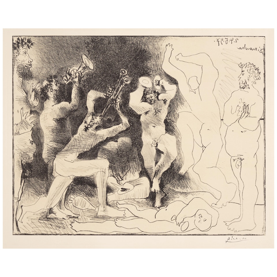 La Danse des Faunes (Bloch 830, Mourlot 291) by Pablo Picasso