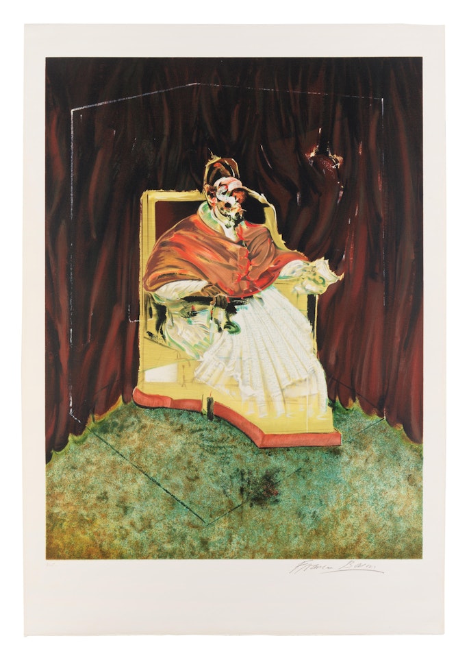 Study for Portrait of Pope Innocent X after Velasquez (Sabatier 14) by Francis Bacon