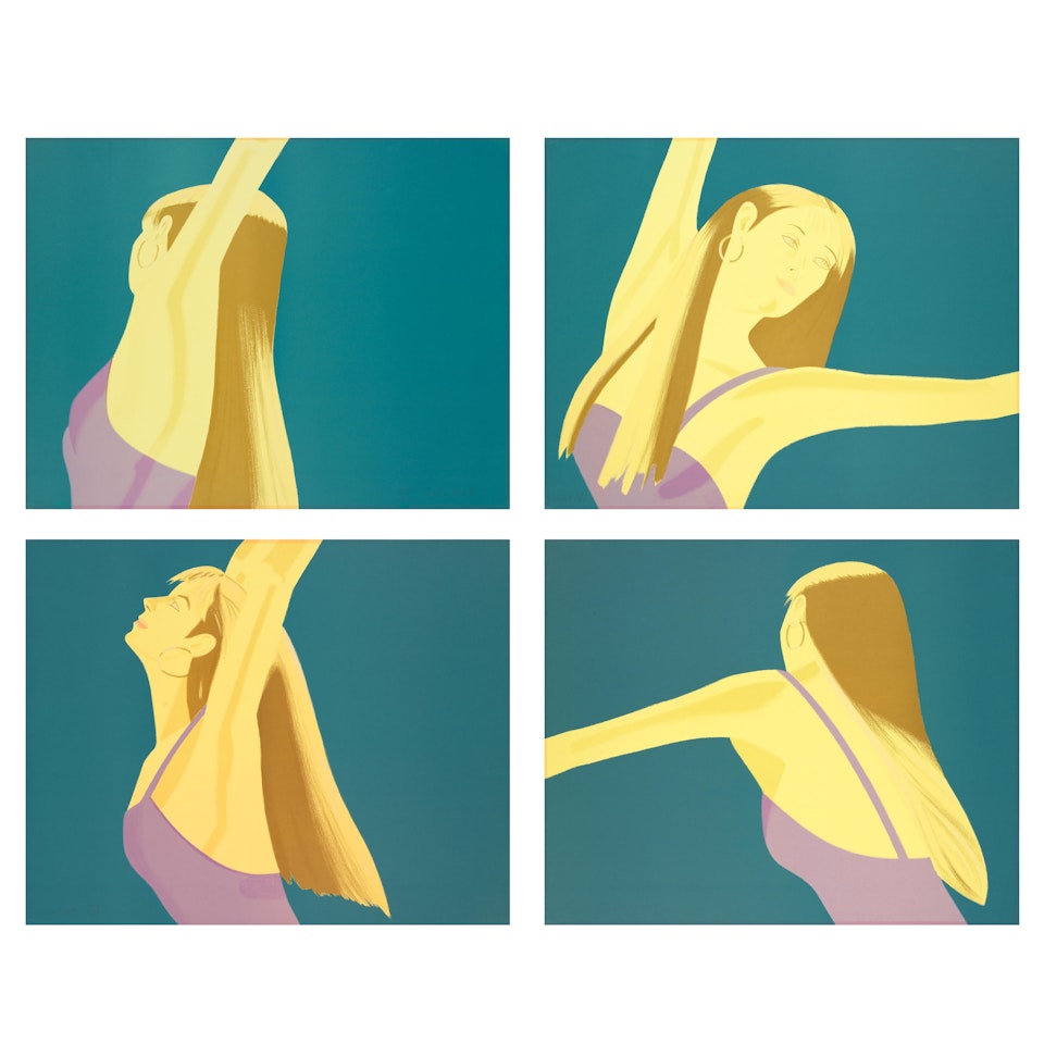Night: William Dunas Dance 1-4/Pamela (Bauer 157-160) by Alex Katz