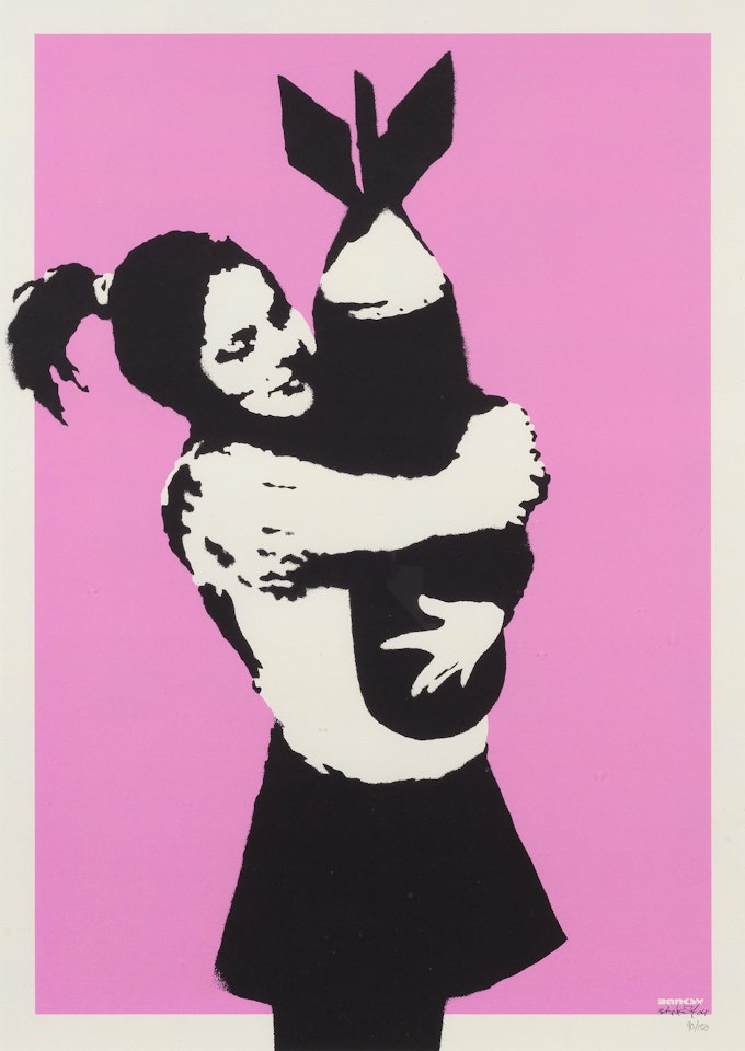 Bomb Love (Bomb Hugger) by Banksy