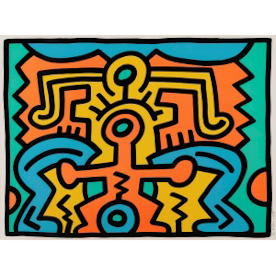 Growing 5 (Littmann P.91) by Keith Haring