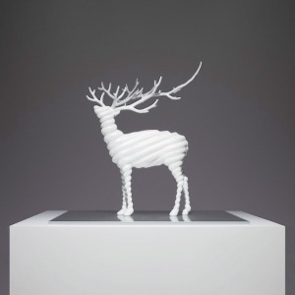 Particle-White Deer (MB) by Kohei Nawa