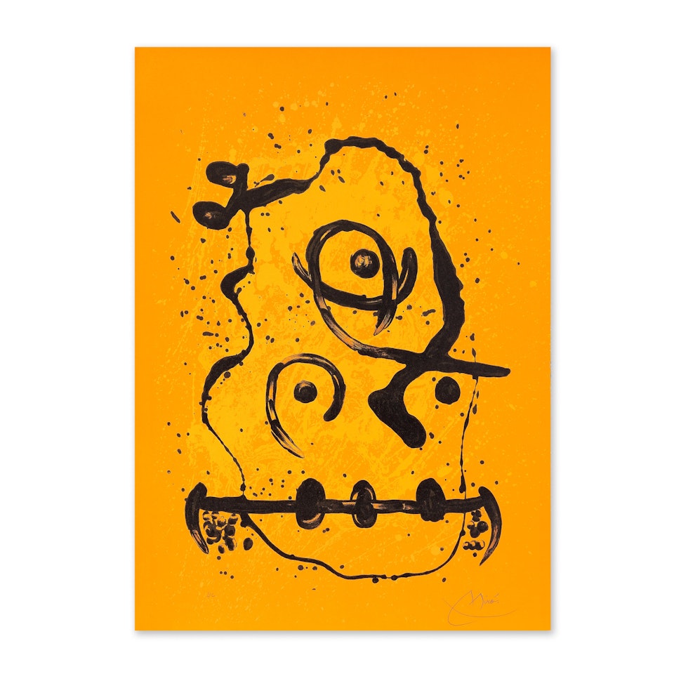 Le Polyglotte-Orange by Joan Miró